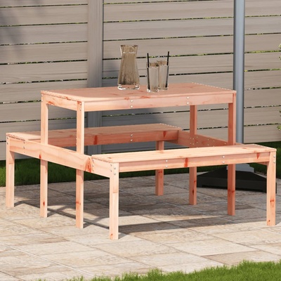 vidaXL Маса за пикник 110x134x75 см дугласко дърво масив (832560)