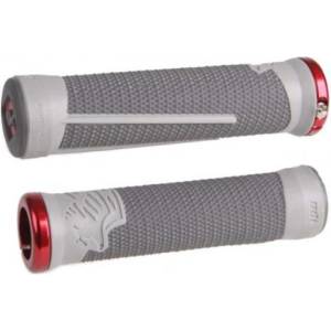 ODI Грипове с Единично Заключване ODI AG2 V2.1 ключалка-ON Graphite/ червен