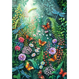 Alipson Puzzle - Puzzle Butterflies in the Garden - 1 000 piese