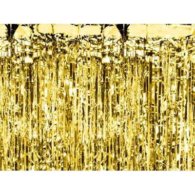 Zlatý party závěs 100 x 200 cm – Zboží Mobilmania
