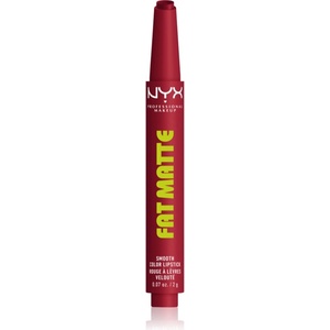 NYX Cosmetics Fat Matte балсам за устни с матиращ ефект Plushin' Plum 2 гр
