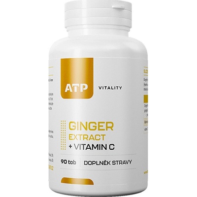ATP Vitality Ginger Extract + Vitamín C 90 tabliet