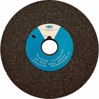 Tyrolit 49C60K9V40 Brúsny kotúč 125 x 20 x 20 mm 60 T416256