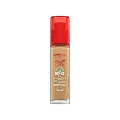 Bourjois Healthy Mix Clean & Vegan Radiant Foundation tekutý make-up pre zjednotenie farebného tónu pleti 52.2W Golden Beige 30 ml