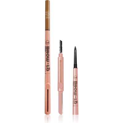 J. Cat Beauty Brow-LA молив за вежди с четка цвят 103 Medium Cool Brown 0.08 гр