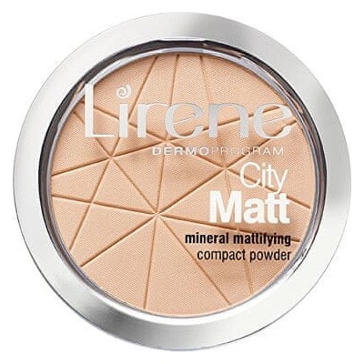 Lirene City Matt zmatňujúci púder 03 Beige 9 g
