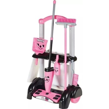 Casdon Hetty количка за почистване с 6 аксесоара - розова (63160)