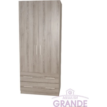 Mebeli Grande ГАРДЕРОБ РОКСИ С ЧЕКМЕДЖЕТА 210 см (10224014)