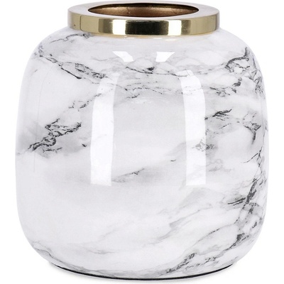 Bizzotto ДЕКОРАТИВНА ВАЗА marsha 18x17 БЯЛА (0185279)