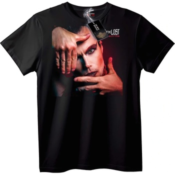 NOONEBRAND Тениска Lost Glitter - 7XL, Black