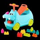 Inspio s kockami Hippo LocBloc modrá