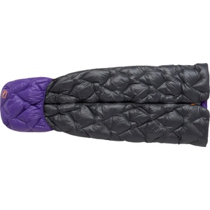 Big Agnes Пухен спален чувал Big Agnes Fly Creek UL Zip Quilt Down sleeping bag - Asphalt / Royal Purple - размер Regular (513-1988-0111) Спален чувал