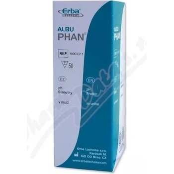 DP AlbuPhan diagnostické prúžky na moč 1 x 50 ks
