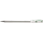 Pentel Химикалка, 0, 35 мм, капачка, PENTEL "Superb BK77", зелена BK77-D (BK77-D)