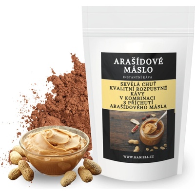 Haniell Rozpustná káva Arašídové máslo lahodná oříšková bomba 70 g