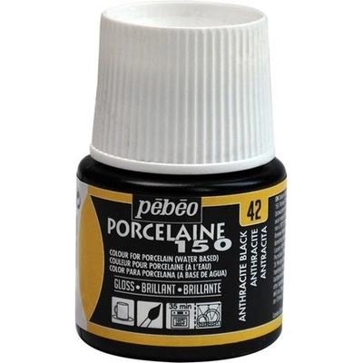 Pébéo Barva na porcelán a sklo Porcelaine 150 45 ml černá 42