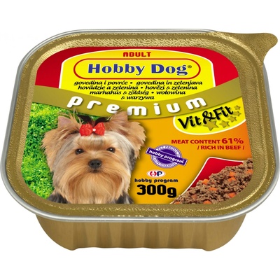 Hobby Premium Adult Dog hovězí zelenina 300 g