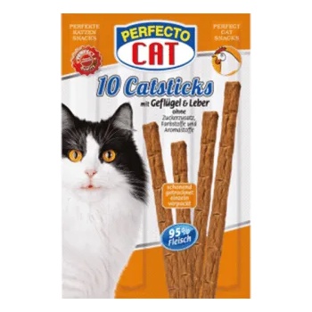 Perfecto Cat Sticks - Саламени пръчици за котки с домашни птици и дроб 50 гр