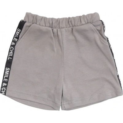 Mamatti bavlněné kraťásky Bear šedé