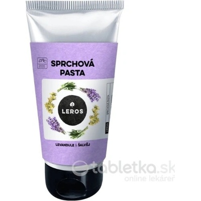 Leros Sprchová pasta levanduľa & šalvia sprchový balzam s hydratačným účinkom 130 ml
