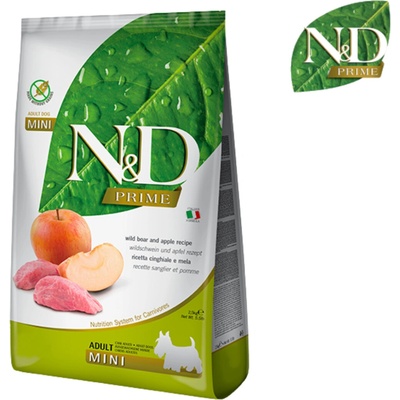 N&D Prime Dog Adult Mini Grain Free Boar & Apple 0,8 kg