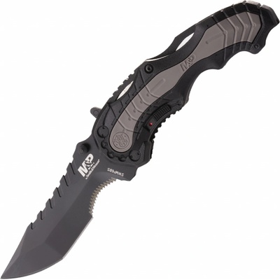 Smith and Wesson M & P MAGIC Assist Liner Lock Stainless Steel Serrated Blade