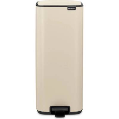 Brabantia Кошче за отпадъци с педал BO 30 л, фин бежов, стомана, Brabantia (BRAB238123)