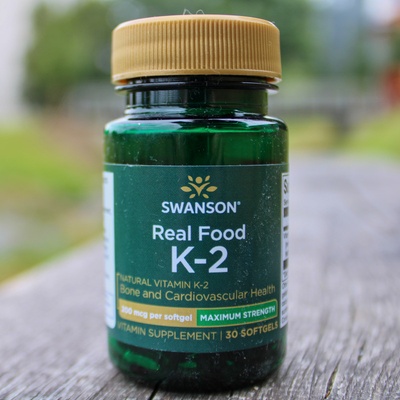 Swanson Vitamín K2 MK7 200 mcg 30 kapsúl
