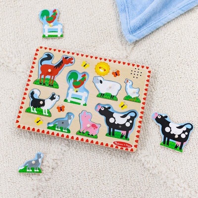 Melissa & Doug puzzle se zvukovými efekty farma