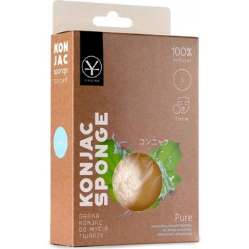 Yasumi Konjac Pure Sponge For Face Wash, Natural, Hypoallergenic Гъби за лице унисекс 20gr