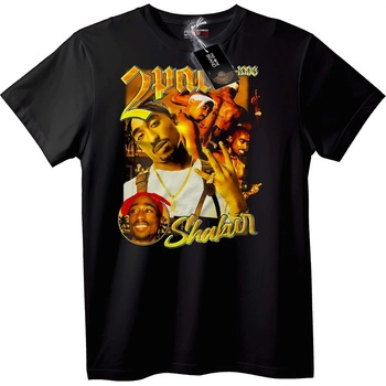 NOONEBRAND Тениска 2Pac & Snoop Dogg - 5XL, Black