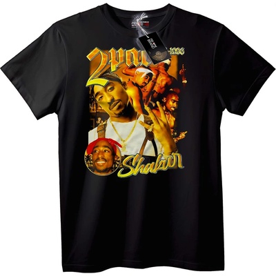 NOONEBRAND Тениска 2Pac & Snoop Dogg - 5XL, Black