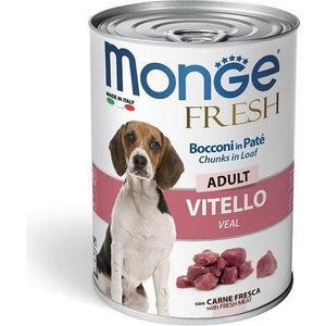 Monge Fresh Adult с телешко - хапки в пастет за кучета в зряла възраст 400 гр