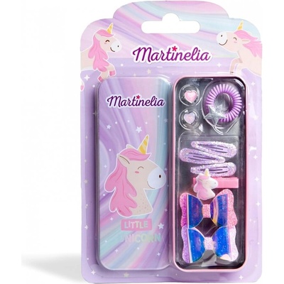 Aquarius Cosmetic Комплект аксесоари за коса, Martinelia, Еднорог, 10 части (MA80085C)