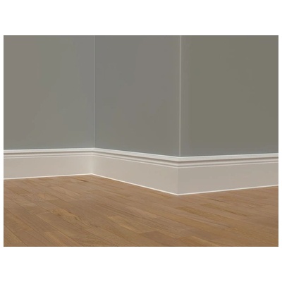 МДФ ПЕРВАЗ cubu hamburger style 80 2.5 м БЯЛ Дьолкен