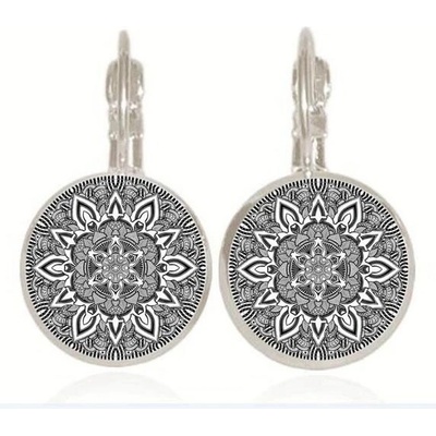 Blingstar náušnice Mandala visací 1544