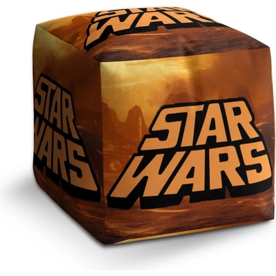 Sablio Taburet Cube Star Wars Lávová planéta: 40x40x40 cm