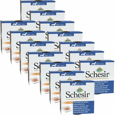 Schesir dog Adult Oceánske ryby a tuniak 14 x 85 g