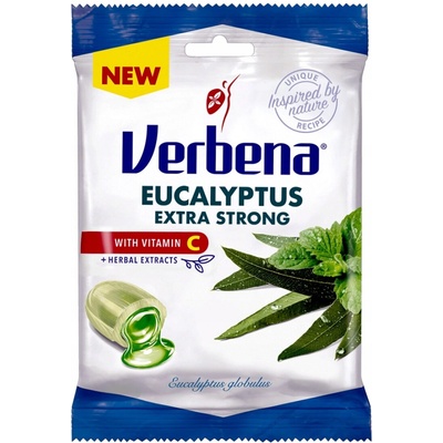 Cukríky Verbena Eukalyptus Strong Verbena 32 g