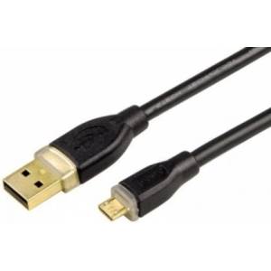 Hama Кабел Hama - 78490, USB-A/Micro USB, 0.75 m, черен (HAMA-200607)