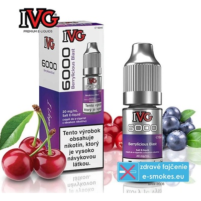 IVG 6000 Salt Berrylicious Blast 10 ml 20 mg