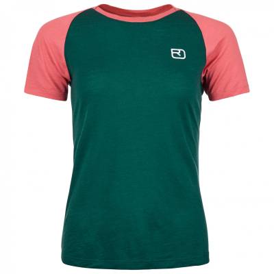 Дамска мериносова блуза Ortovox Women's 120 Tec Fast Mountain T-Shirt Merino shirt - Dark Pacific (916-0593-0112)