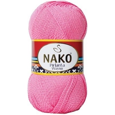 Nako Priadza Nako Pirlanta Wayuu 4211 - ružová, mikrovlákno