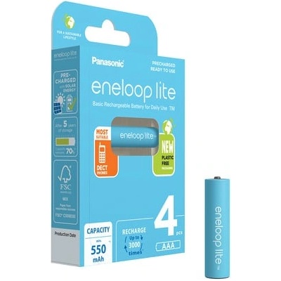 Panasonic Panasonic Eneloop батерия AAA, 4 бр (8014658)