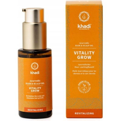Khadi vlasový olej VITALITA stimulující růst vlasů 50 ml