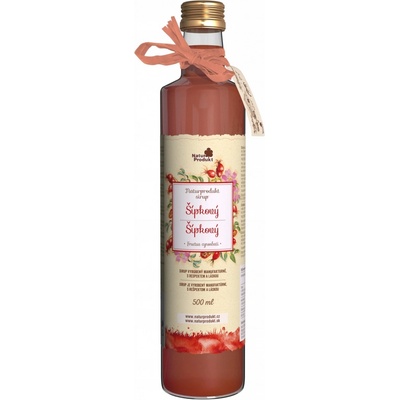 Naturprodukt Domácí sirup Šípkový 0,5 l