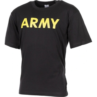 MFH Army Тениска с къс ръкав, черна (00253A)