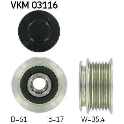 SKF Předstihová spojka VKM03116