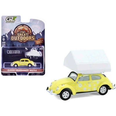GreenLight Volkswagen Beetle Classic se střešním stanem 1:64