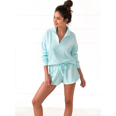 Sensis Дамска пижама с дълъг ръкав в цвят мента TabbyV-60404-749 - Мента, размер S